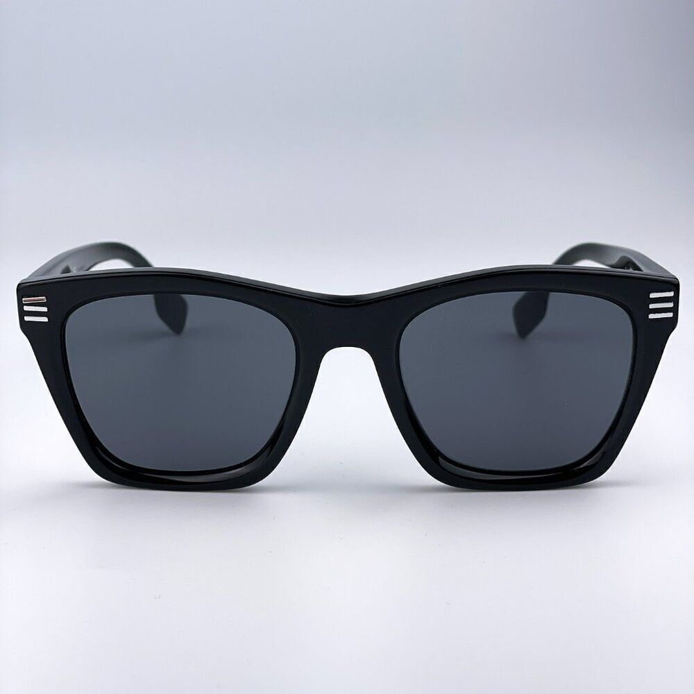 SALE! NEW Burberry BE4348 Cooper 300187 Black Dark Grey Square Unisex Sunglasses - Picture 4 of 11
